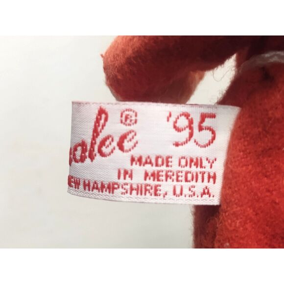 Annalee 1994 Naughty Angel Christmas Doll Red w/ Black Eye 7" MISSING SLINGSHOT - Picture 5 of 8